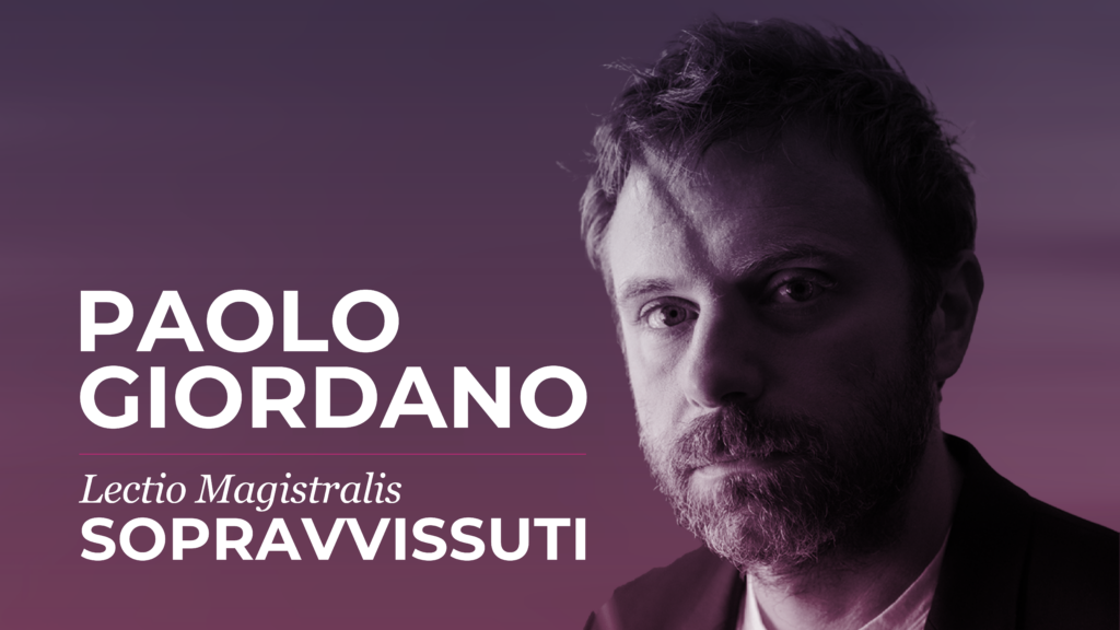 [Intemporanea 2024 ] Paolo Giordano – Lectio Magistralis: Sopravvissuti